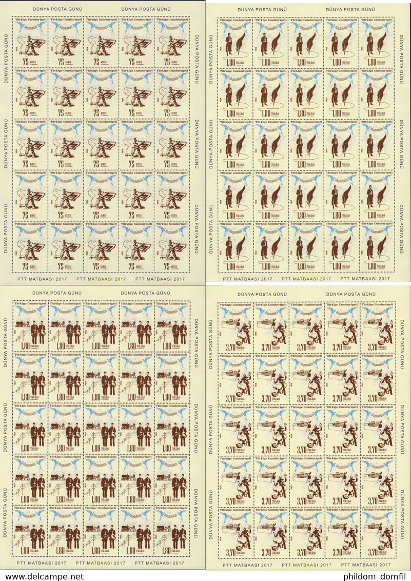 586474 MNH TURQUIA 2017 DIA DEL CORREO - Collections, Lots & Series