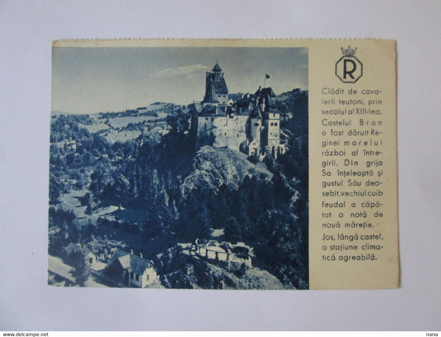 Romania-Bran(Brașov):Chateau De Dracula/Dracula Castle-unused Post.about 1930 - Romania