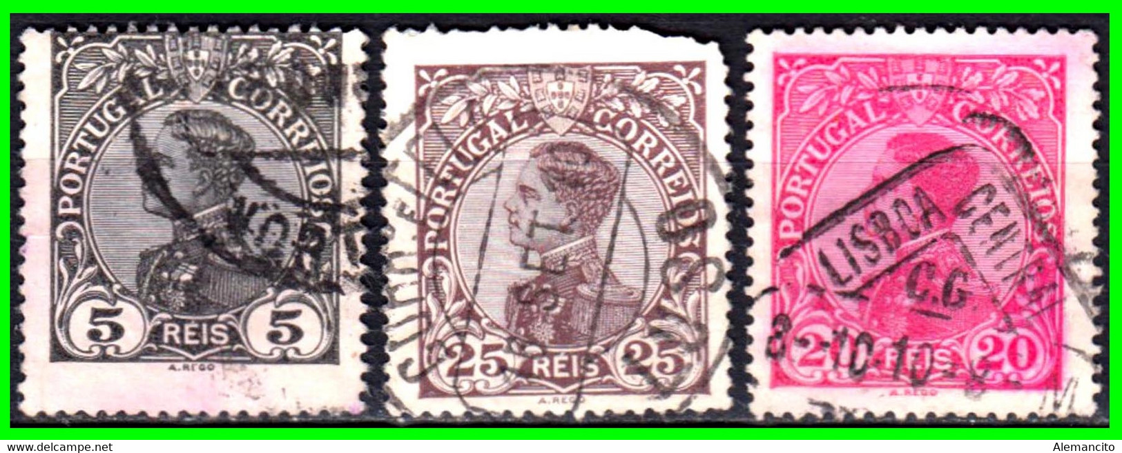 PORTUGAL … “ SELLOS AÑO 1910 REY MANUEL II - Used Stamps