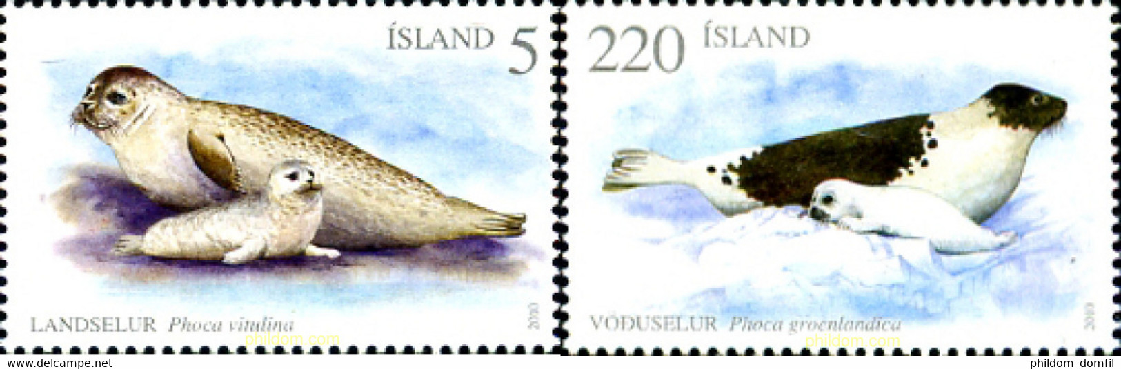 243598 MNH ISLANDIA 2010 MAMIFEROS MARINOS - Collezioni & Lotti