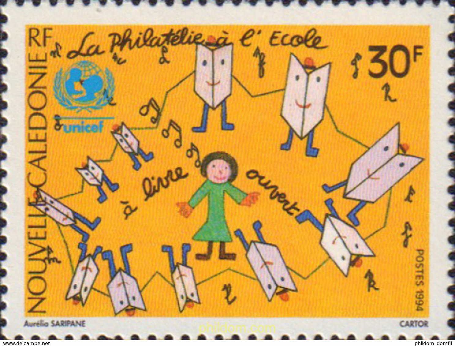 589197 MNH NUEVA CALEDONIA 1994 FILATELIA EN LA ESCUELA - Used Stamps