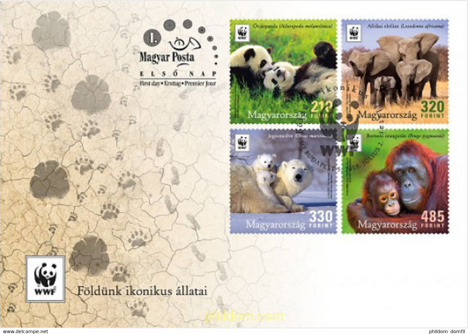 593226 MNH HUNGRIA 2018 WWF - Oblitérés