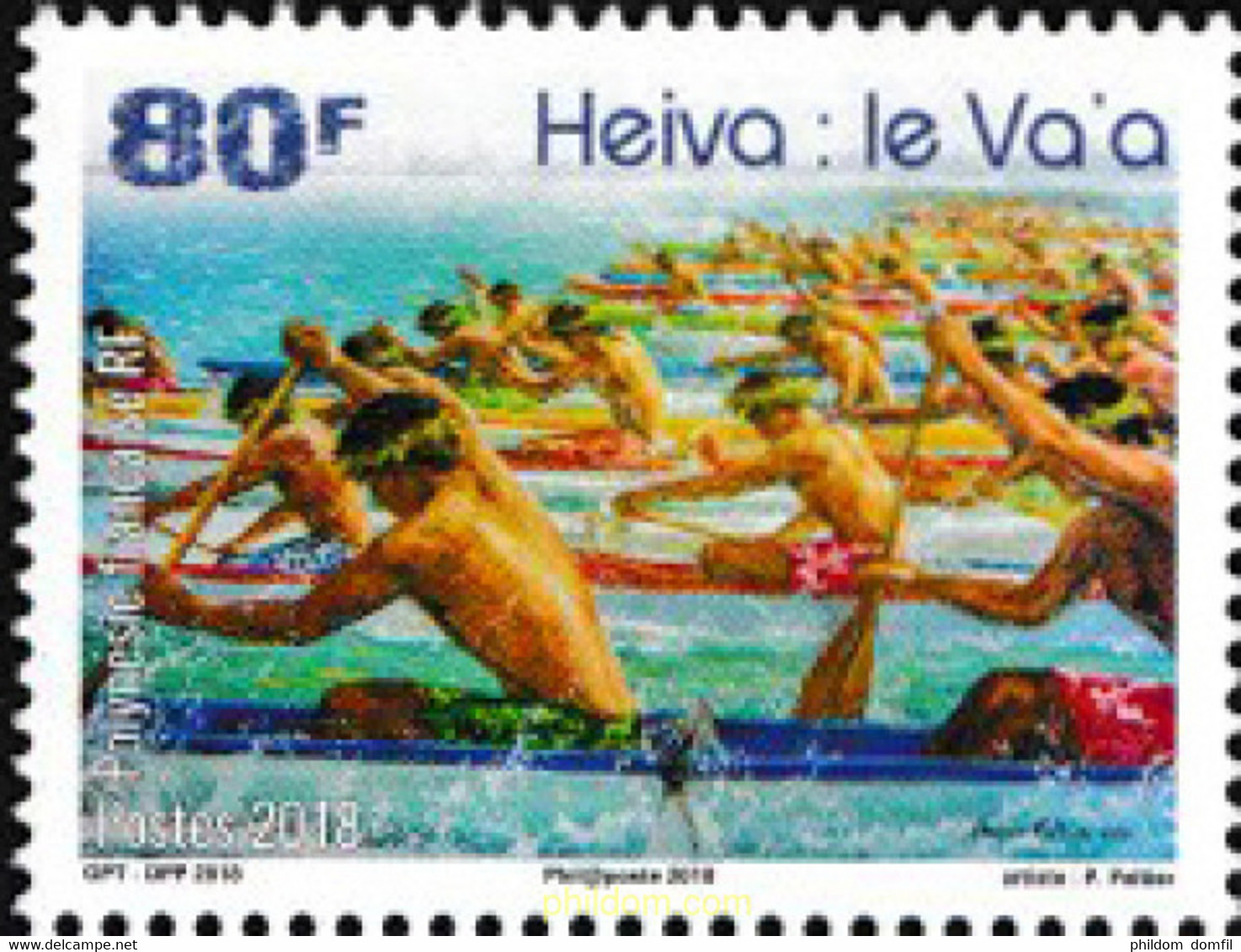 594155 MNH POLINESIA FRANCESA 2018 DEPORTE TRADICIONAL - Usati