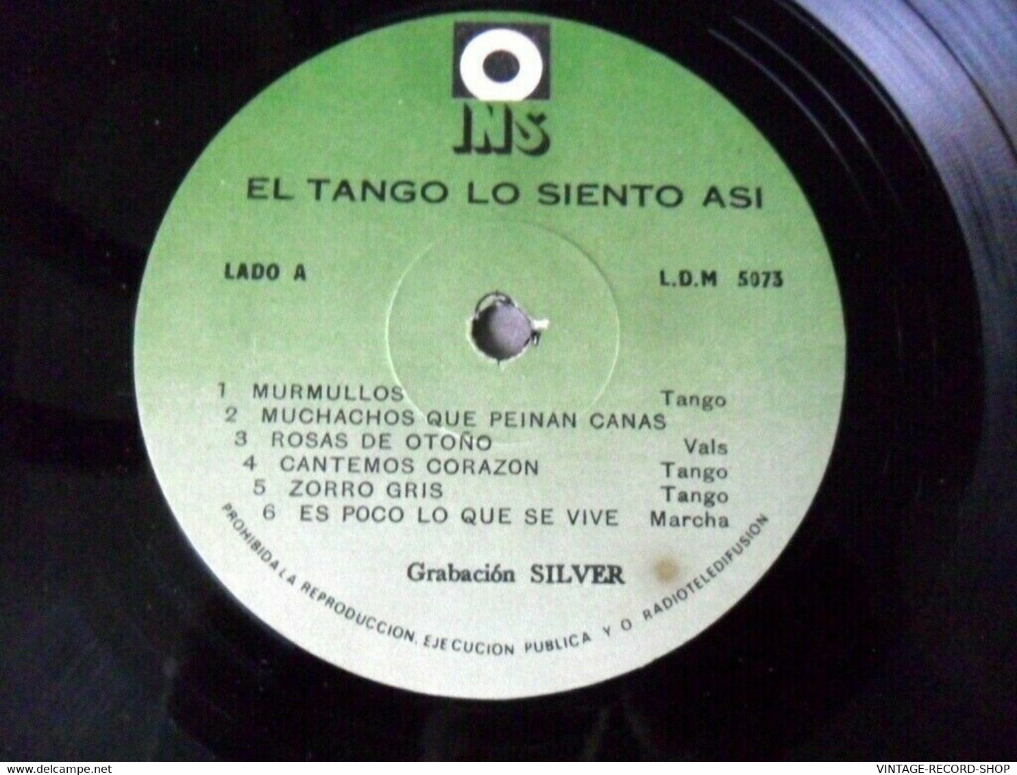 EL TANGO LO SIENTO ASI CARLOS ROLDAN VICTOR RUIIZ ORQUESTA DE DO-VINYL TREASURES - World Music