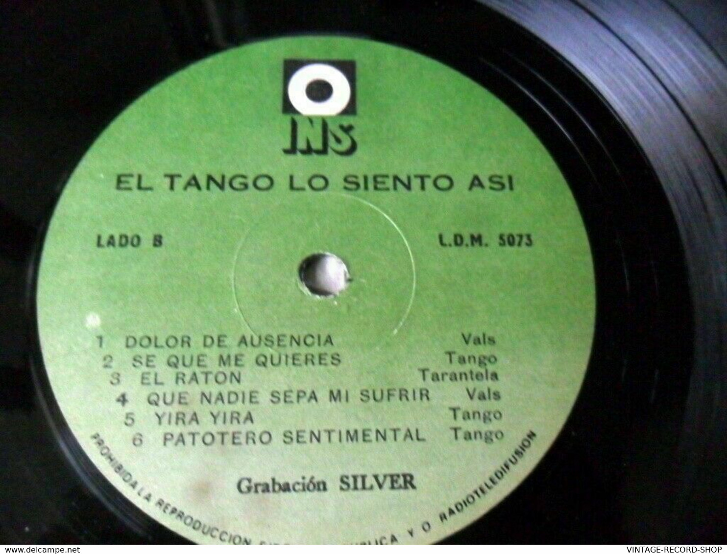 EL TANGO LO SIENTO ASI CARLOS ROLDAN VICTOR RUIIZ ORQUESTA DE DO-VINYL TREASURES - World Music