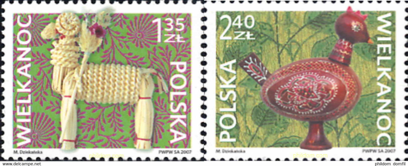 240480 MNH POLONIA 2007 PASCUA - Non Classés