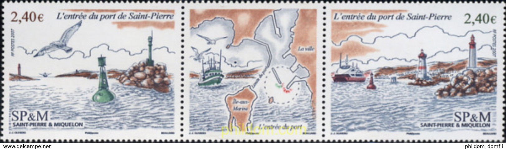 257356 MNH SAN PEDRO Y MIQUELON 2007 - Oblitérés