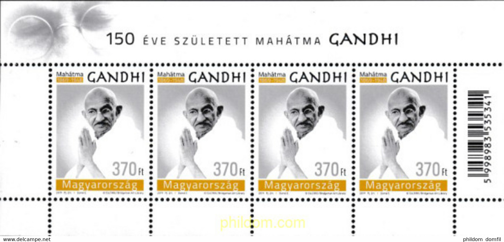 601410 MNH HUNGRIA 2019 150 ANIVERSARIO DE GANDHI - Used Stamps