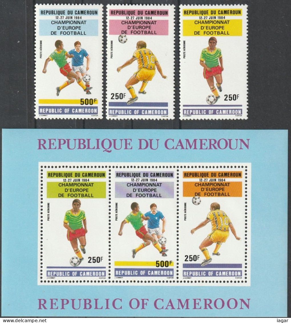 THEMATIC SPORT:  EUROPEAN FOOTBALL CHAMPIONSHIPS. PHASES OF THE MATCH   - CAMEROUN - Championnat D'Europe (UEFA)