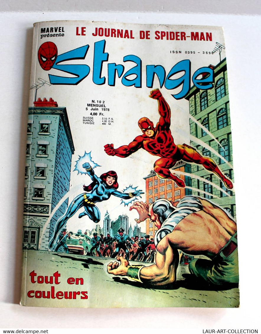 RARE! MARVEL JOURNAL De SPIDER MAN STRANGE N°102 JUIN 1978 EDITION ORIGINALE LUG / ANCIENNE BD DE COLLECTION  (3008.39) - Strange