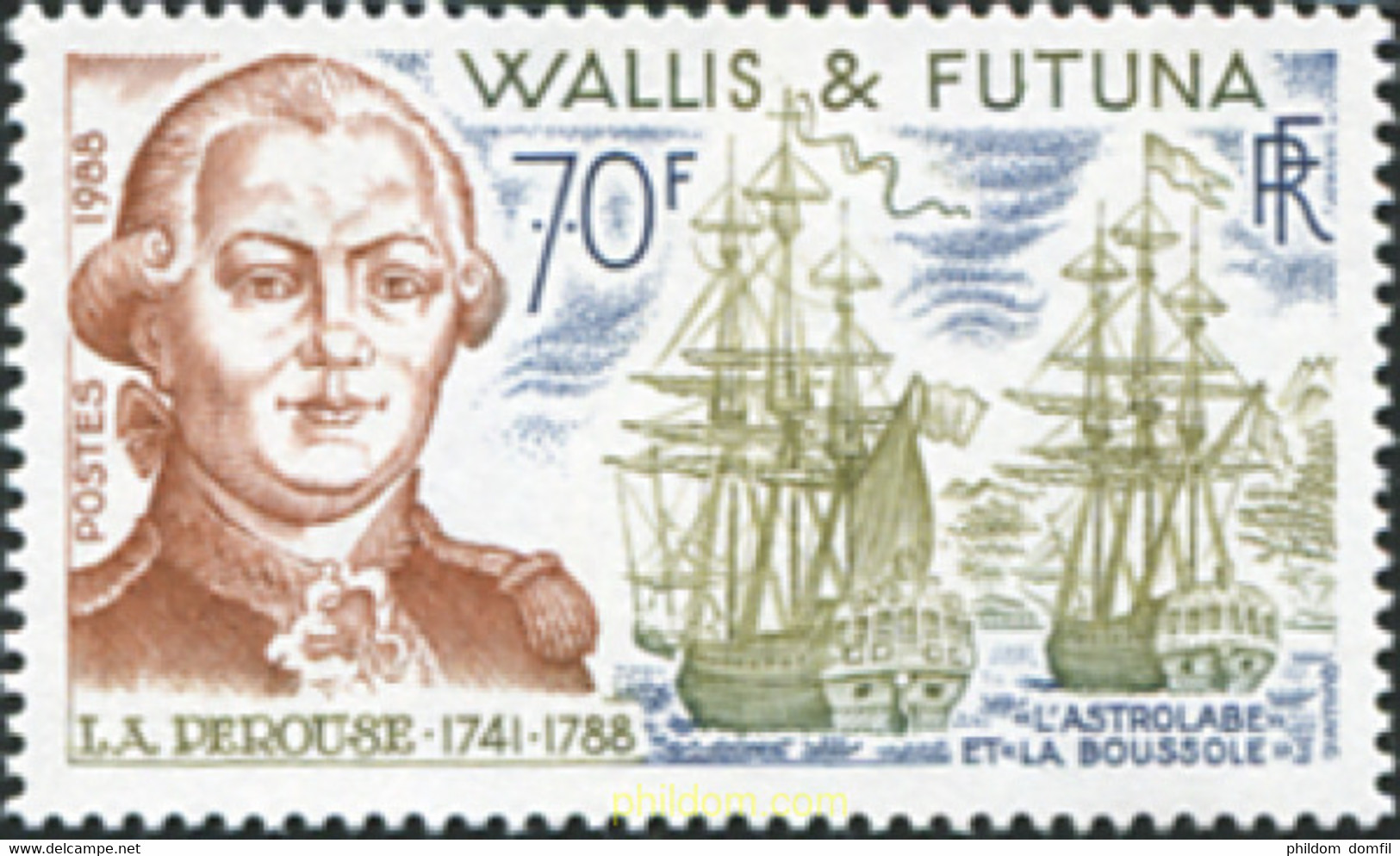 608338 MNH WALLIS Y FUTUNA 1988 BICENTENARIO LA PEROUSE - Used Stamps