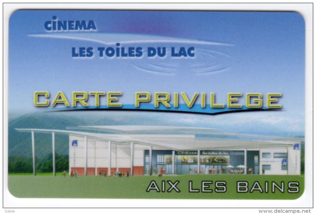 FRANCE CARTE CINEMA CARTE PRIVILEGE AIX LES BAINS - Cinécartes