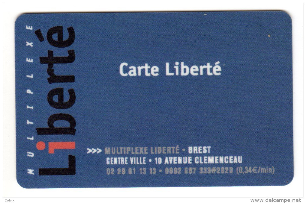 FRANCE CARTE CINEMA LIBERTE BREST - Cinécartes