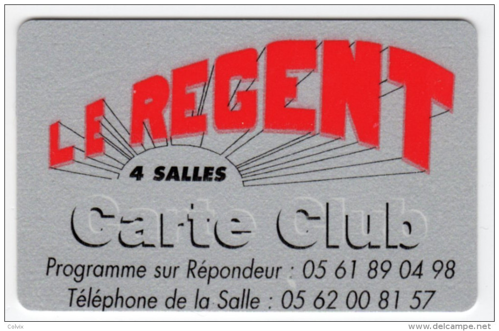 FRANCE CARTE CINEMA LE REGENT SAINT GAUDENS - Biglietti Cinema