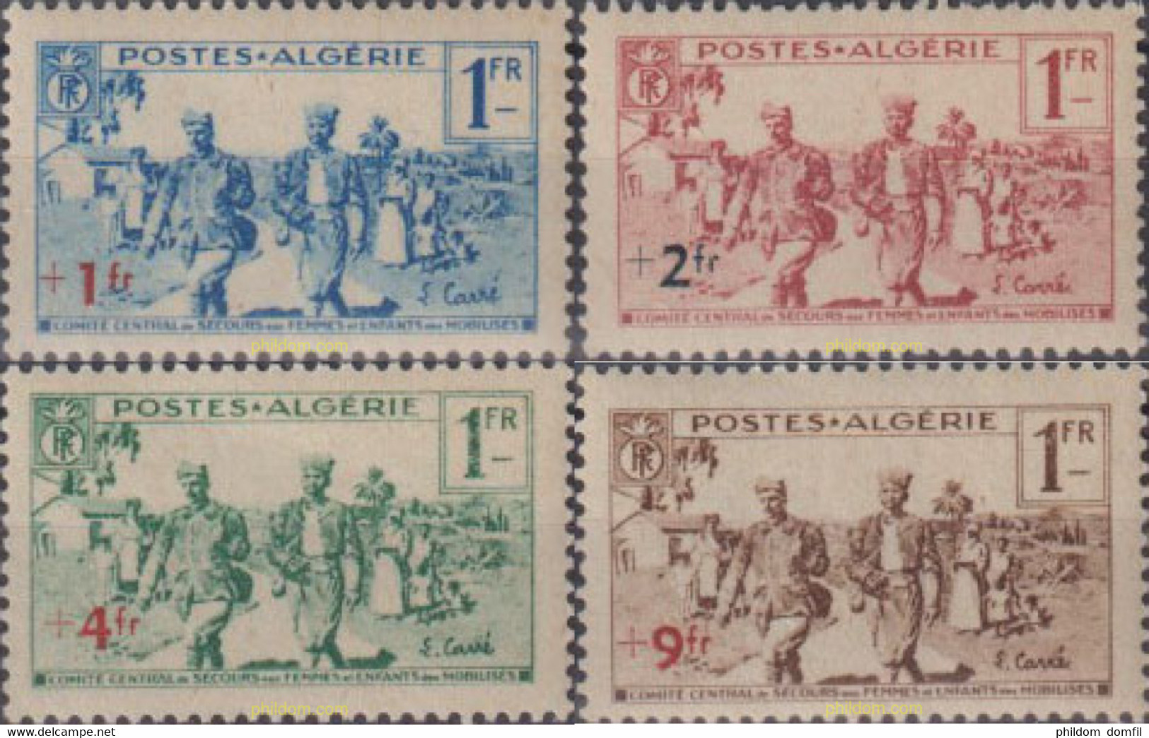 615757 MNH ARGELIA 1940 COMITE CENTRAL DE AYUDA A LAS MUJERES Y NIÑOS - Collections, Lots & Séries