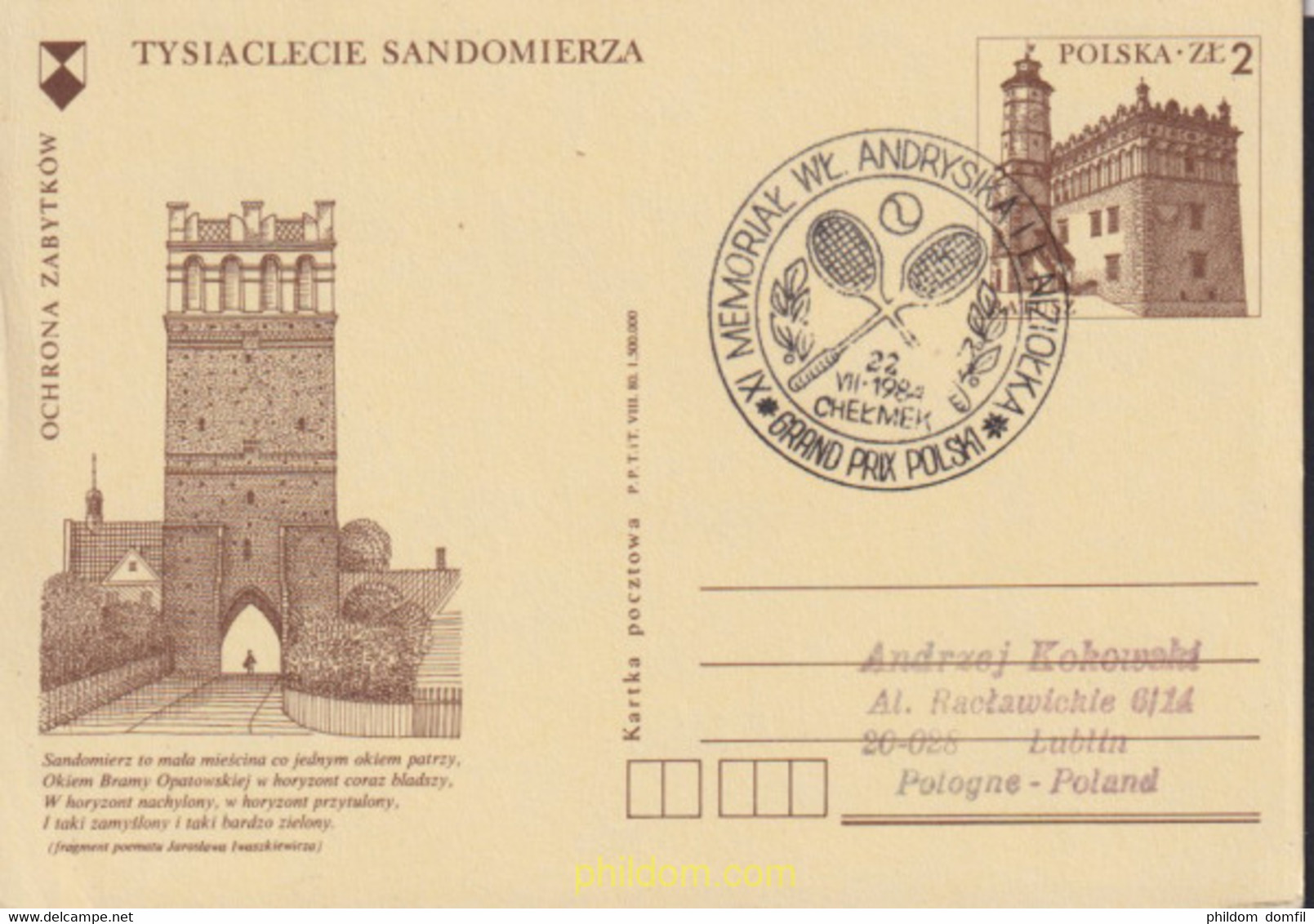 618210 MNH POLONIA 1985 CASTILLO - Ohne Zuordnung