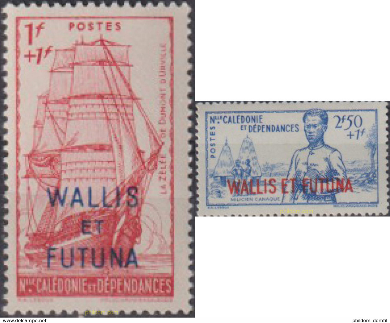 658441 MNH WALLIS Y FUTUNA 1941 DEFENSA DEL IMPERIO - Gebruikt