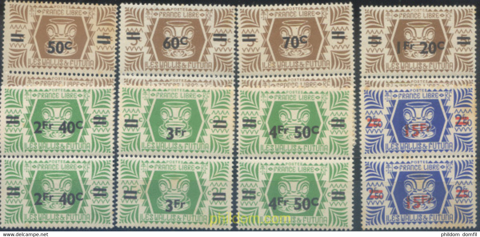 658434 MNH WALLIS Y FUTUNA 1945 - Usados