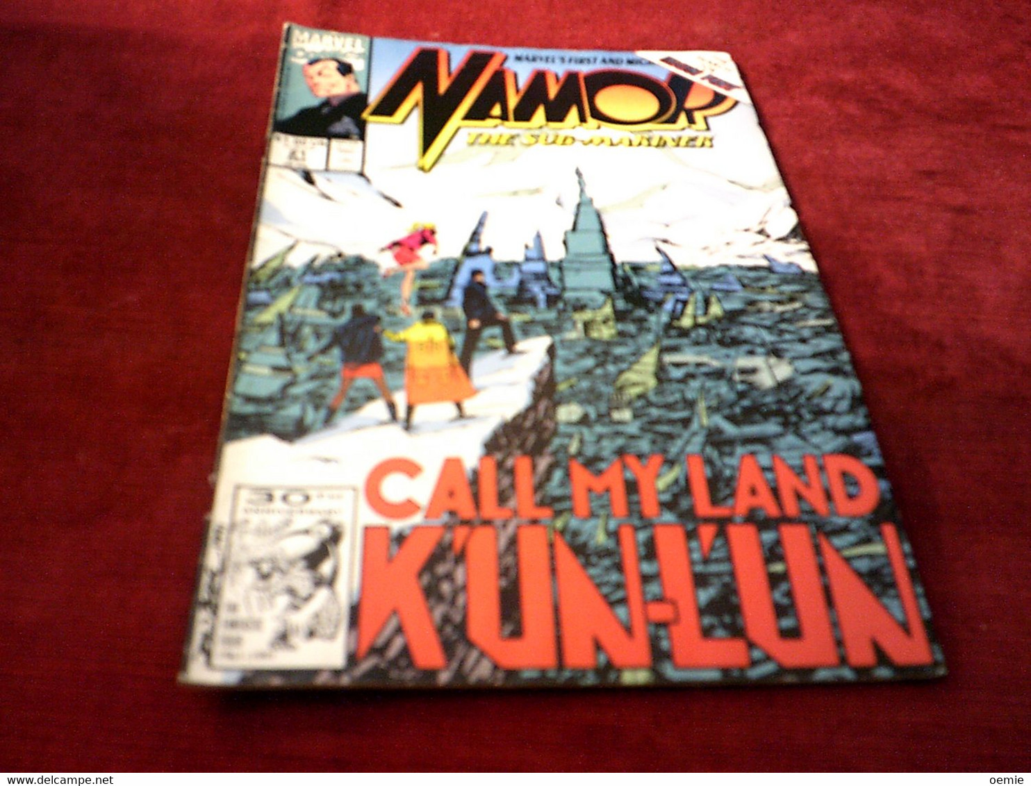 NAMOR   THE SUB MARINER  N° 21 DEC   ( 1991   CALL MY LAND K'UN L'UN - Marvel