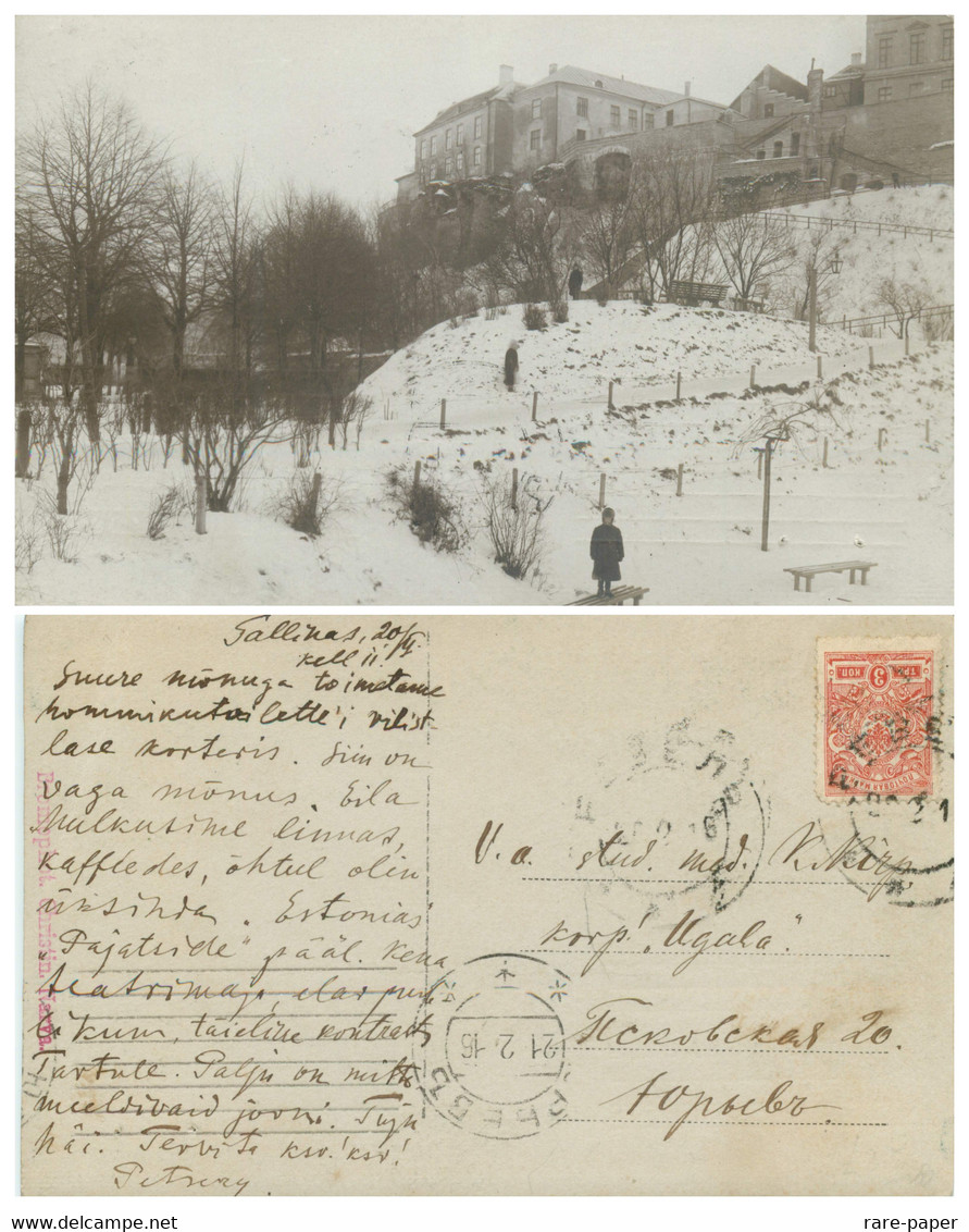 Estonia Narva Winter Scene 1916 - Estonie