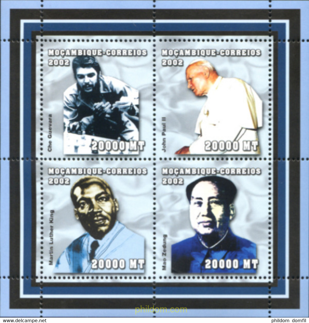 228135 MNH MOZAMBIQUE 2002 PERSONAJES CELEBRES - Martin Luther King