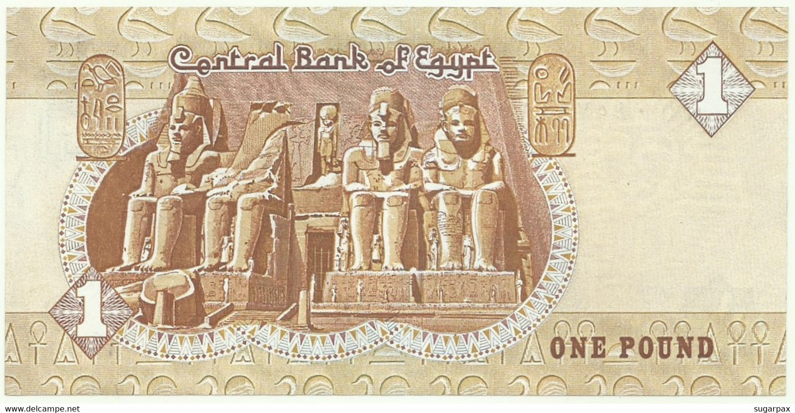 Egypt - 1 Pound - 25.07.1981 - Pick 50.a - Sign 15 - Serie 127 - Small Serial 7 Digits - Egitto