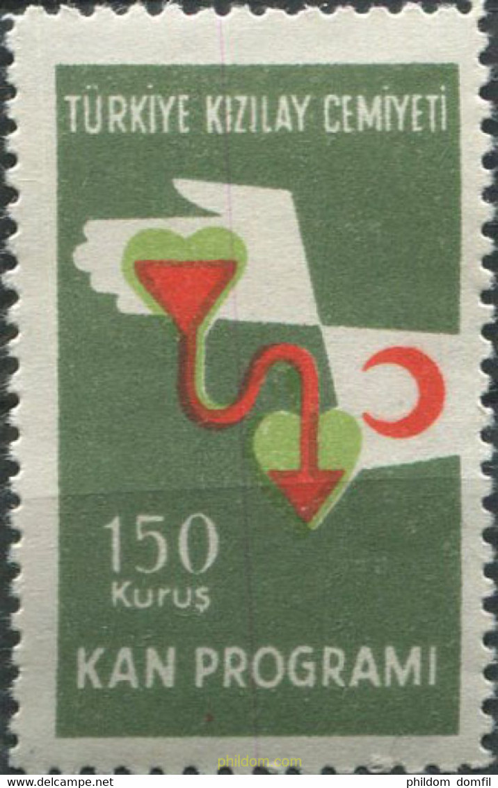 666688 HINGED TURQUIA 1957 DONACION DE SANGRE - ...-1858 Préphilatélie