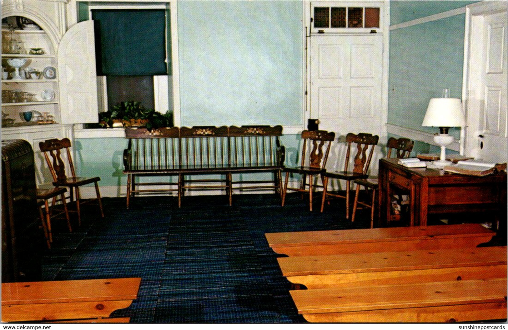 Pennsylvania Lancaster The Amsih Homestead Amish Church Room - Lancaster