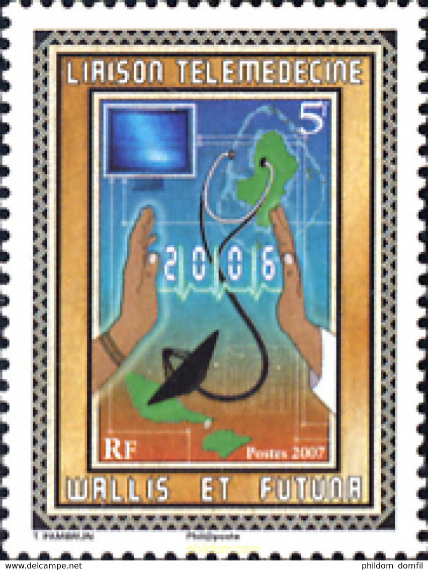 224301 MNH WALLIS Y FUTUNA 2007 TELEMEDICINA EN WALLIS Y FUTUNA - Oblitérés