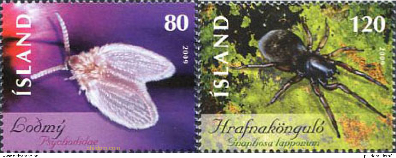 221326 MNH ISLANDIA 2009 INSECTOS Y ARAÑAS - Collezioni & Lotti