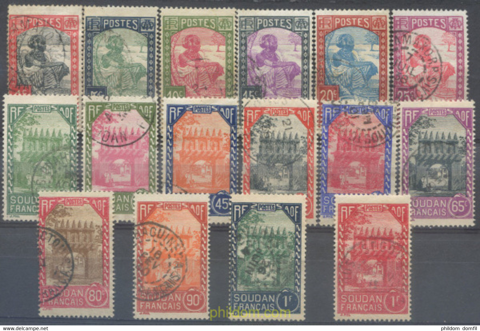 659297 USED SUDAN FRANCES 1931 SELLOS DE SUDAN - Other & Unclassified