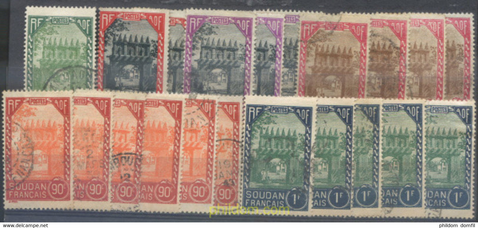 659302 USED SUDAN FRANCES 1931 SELLOS DE SUDAN - Andere & Zonder Classificatie