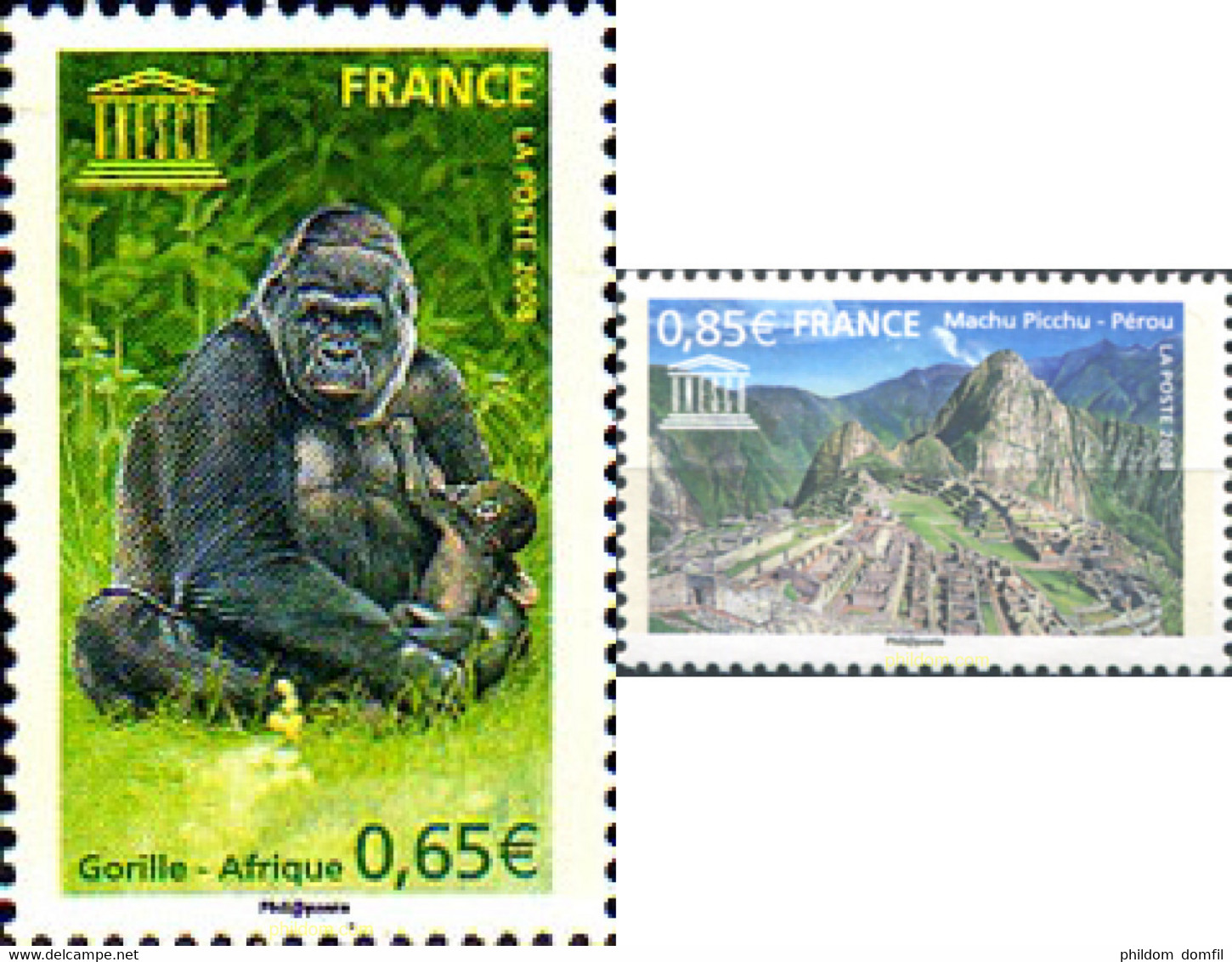 221984 MNH FRANCIA 2008 GORILA - Schimpansen