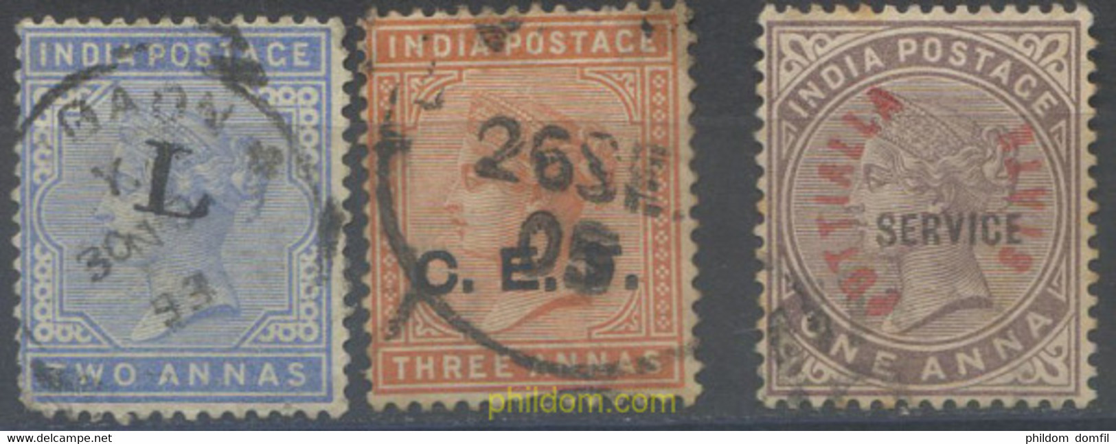 662148 USED INDIA 1910 VARIOS - Collections, Lots & Series