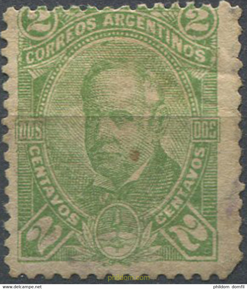 666183 USED ARGENTINA 1888 PERSONAJES - Neufs