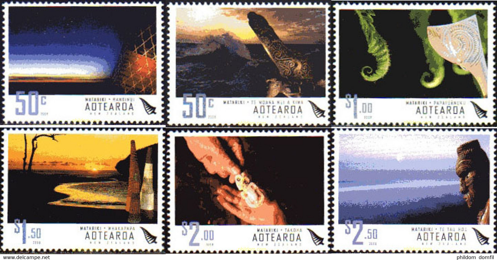 218329 MNH NUEVA ZELANDA 2008 MATARIKI 2008 - Plaatfouten En Curiosa