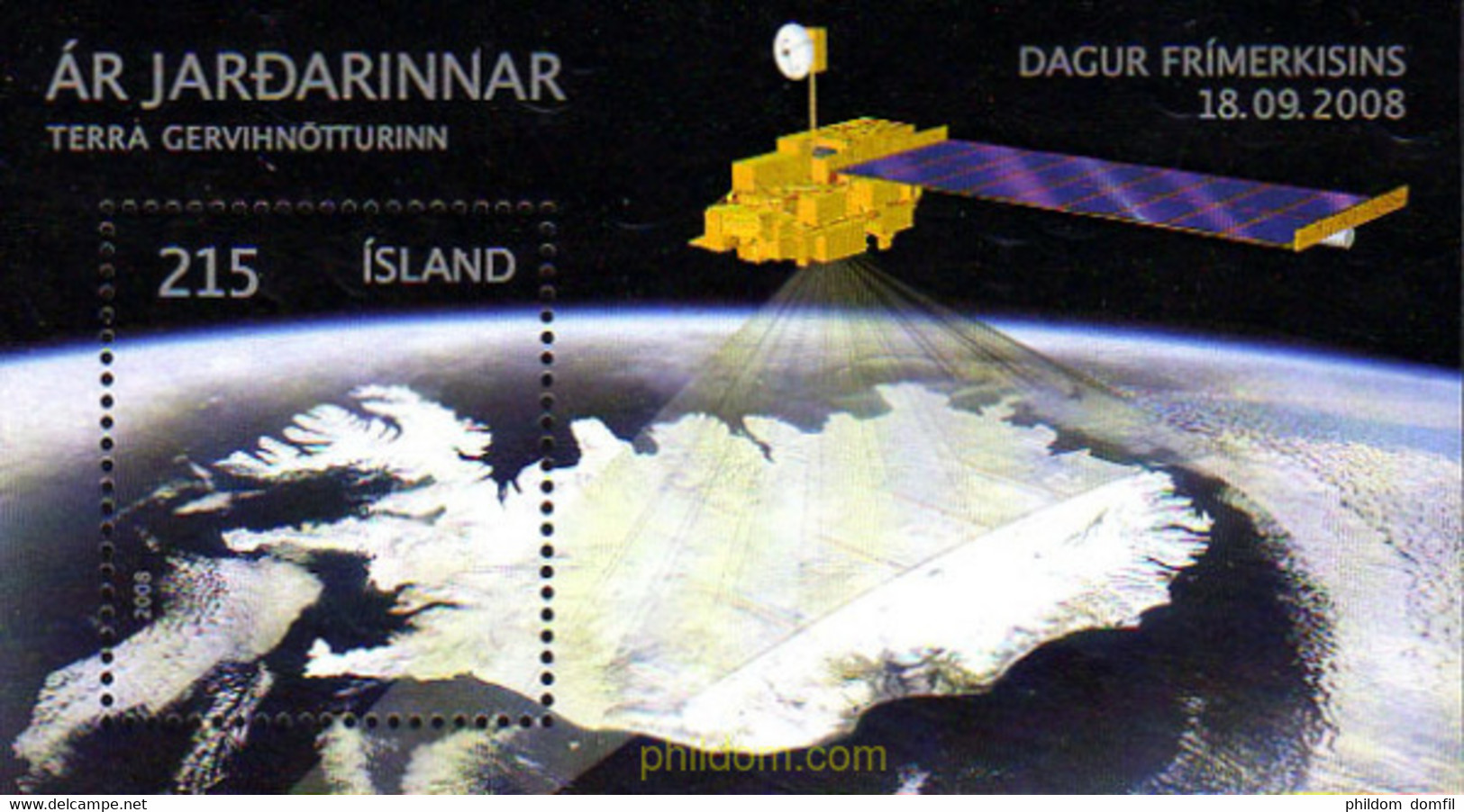 218310 MNH ISLANDIA 2008 DIA INTERNACIONAL DEL PLANETA TIERRA - Lots & Serien