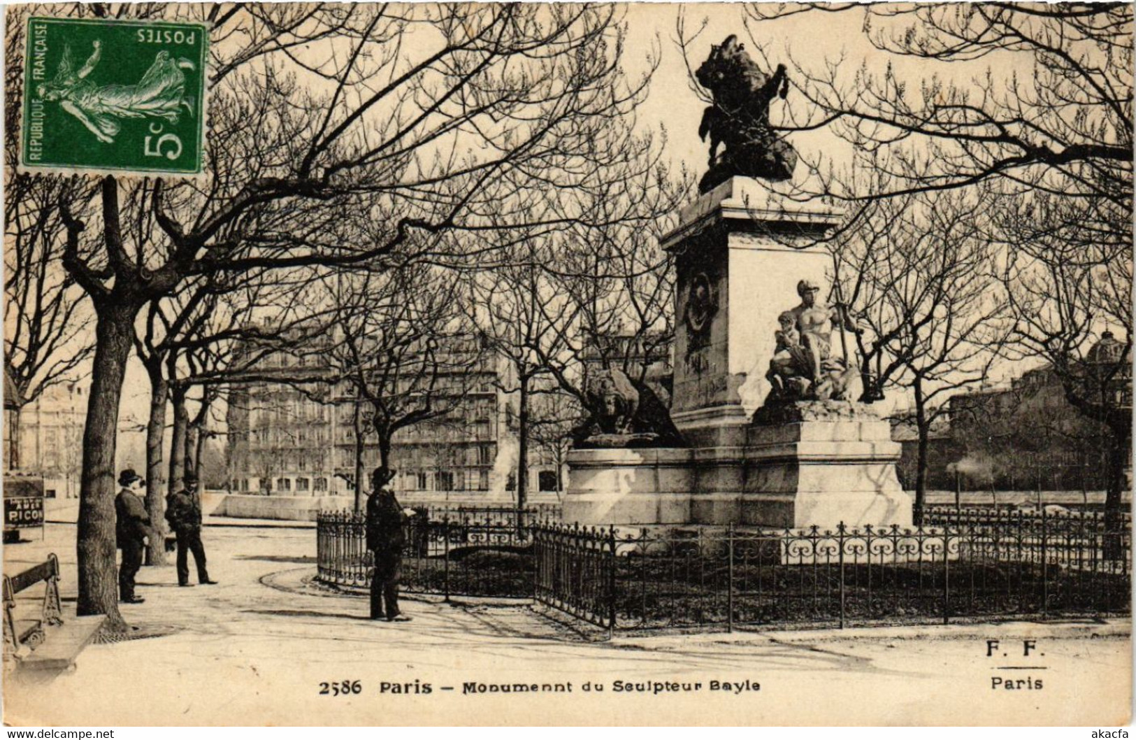 CPA PARIS 4e Monument Du Sculpteur Bayle (446019) - Statues