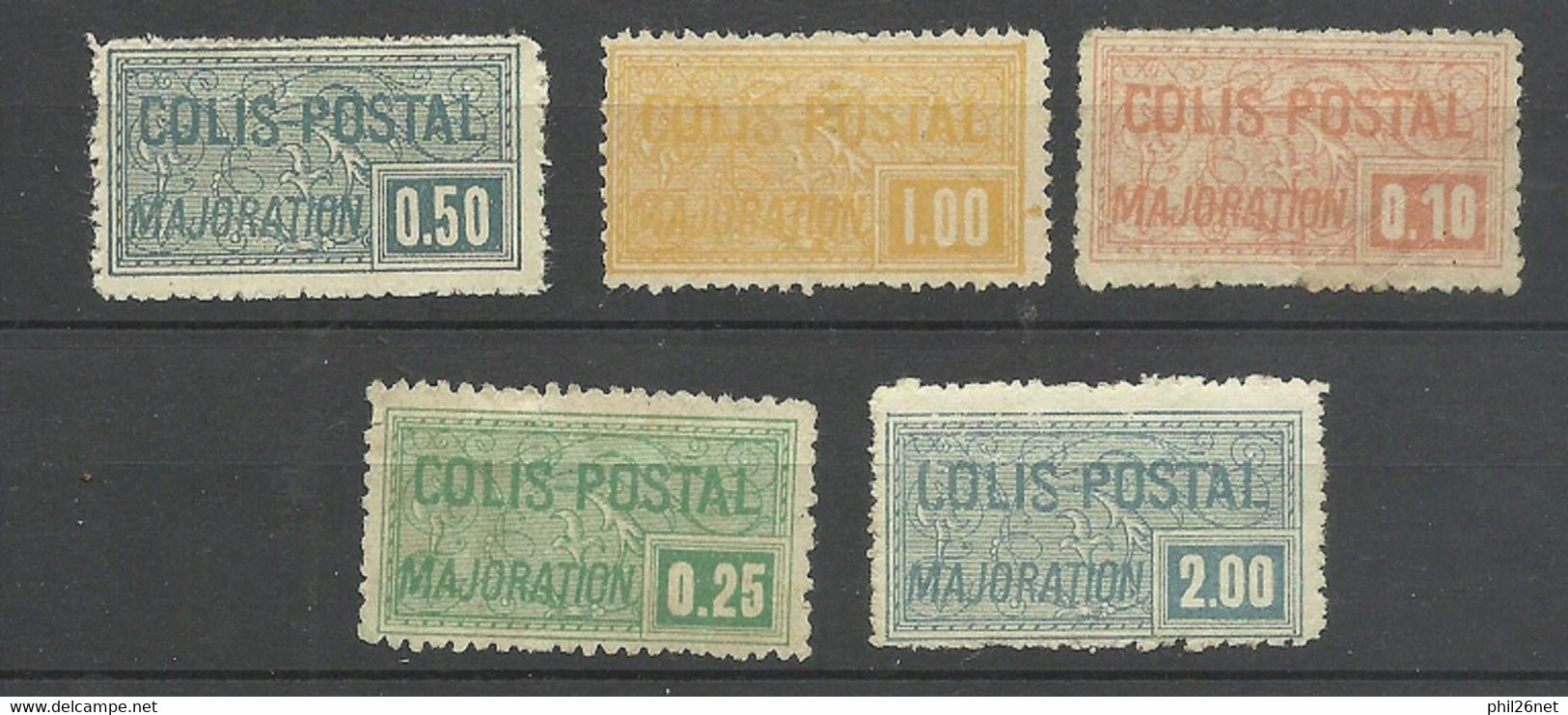 France  Colis Postaux N°   21 ; 22   Et 77  à  79    Neufs  ( *  )     B/TB  Voir Scans Soldé ! ! ! - Mint/Hinged