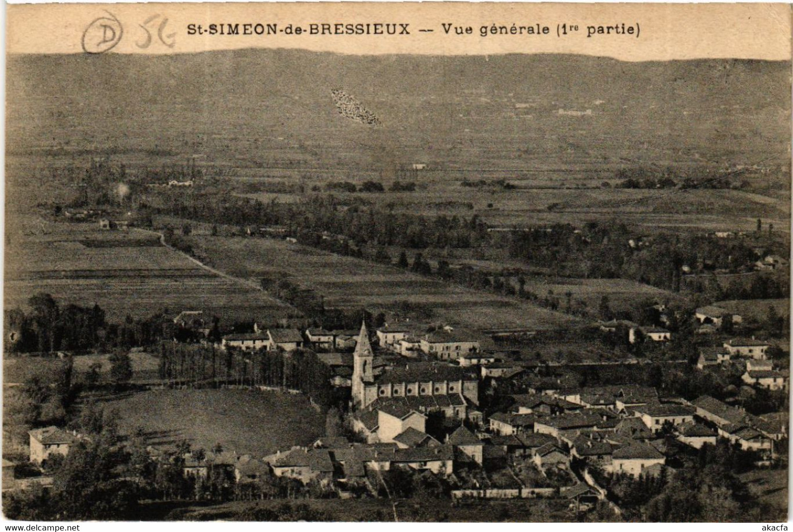 CPA St-SIMEON-de-BRESSIEUX - Vue Générale (489797) - Bressieux