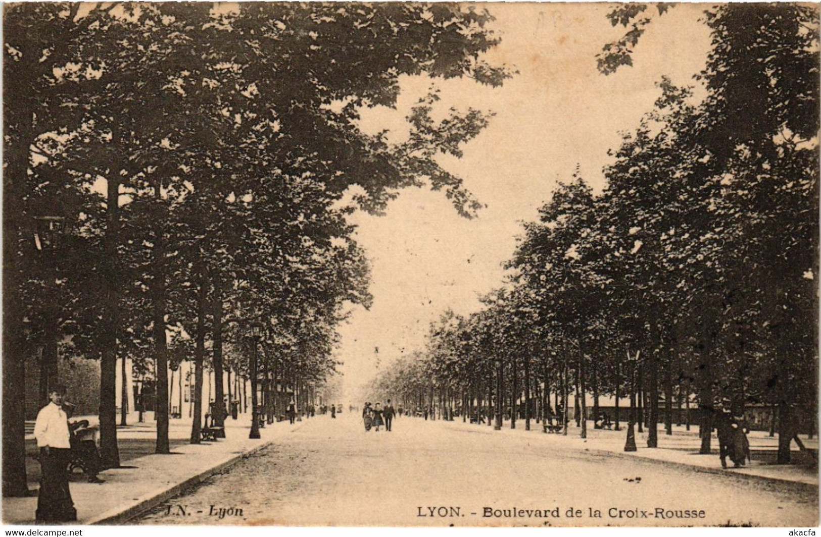 CPA LYON Boulevard De La Croix Rousse (442640) - Lyon 4
