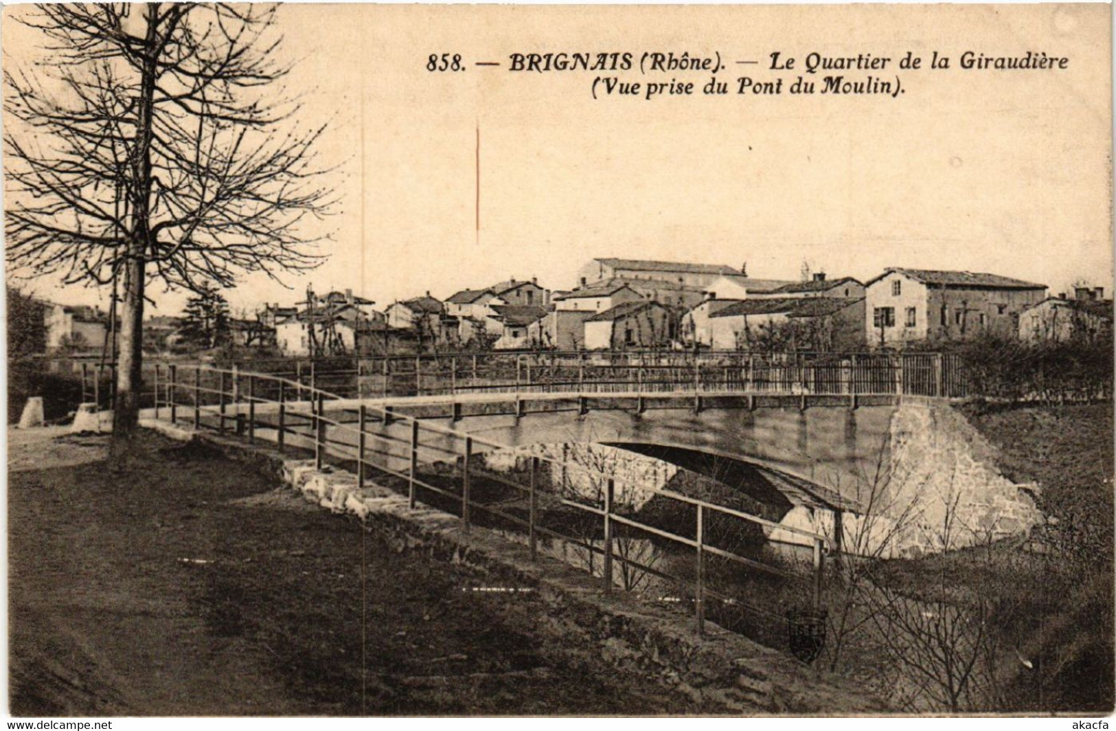 CPA BRIGNAIS Le Quartier De La GIRAUDIERE (444130) - Brignais