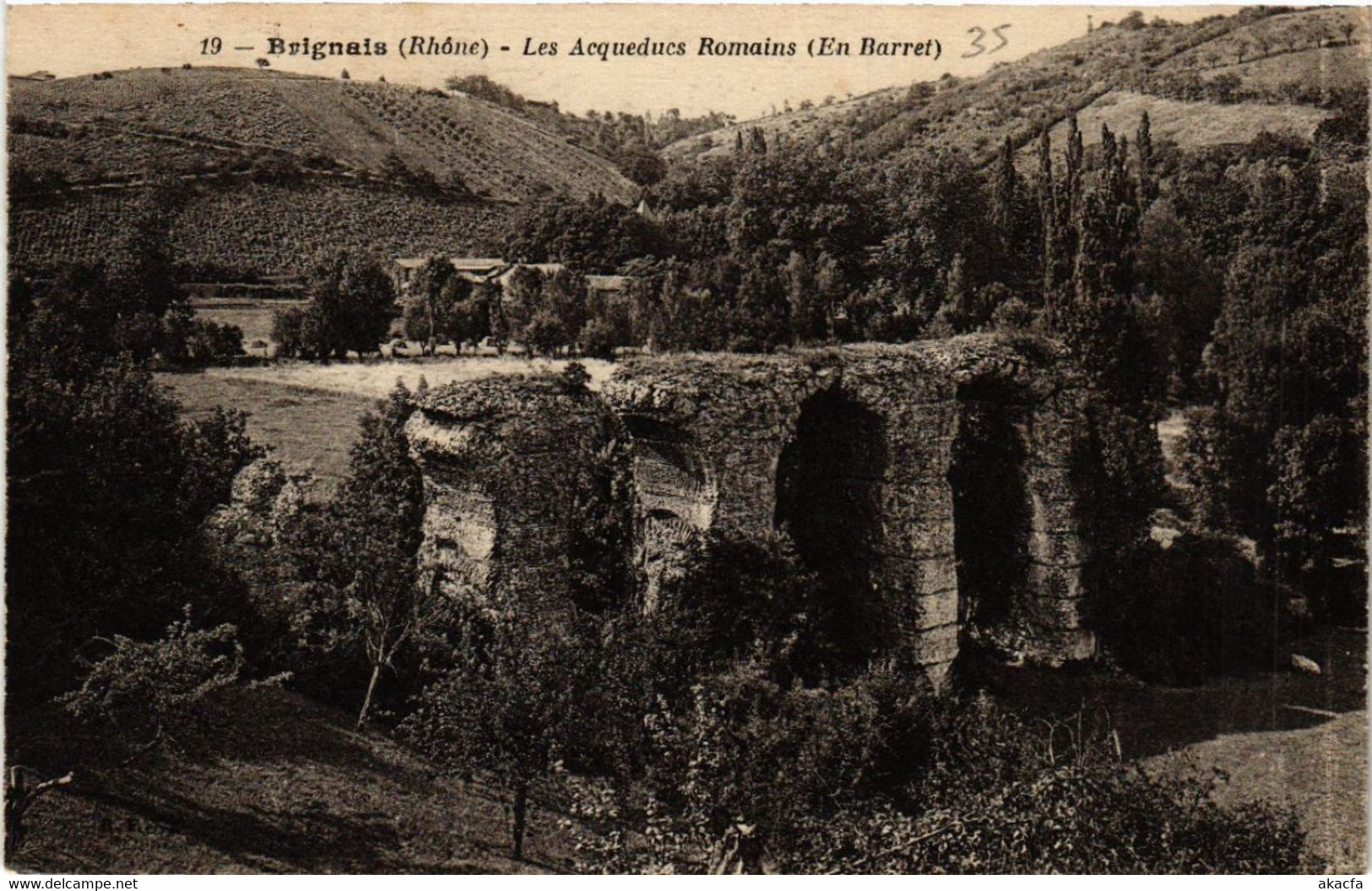 CPA BRIGNAIS Les Aqueducs Romains (444139) - Brignais