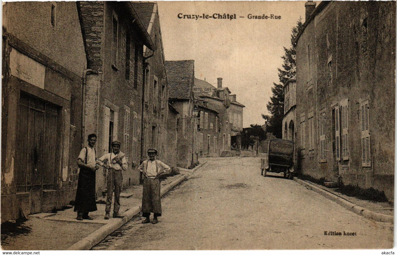 CPA CRUZY-le-CHATEL - Grande-Rue (357905) - Cruzy Le Chatel
