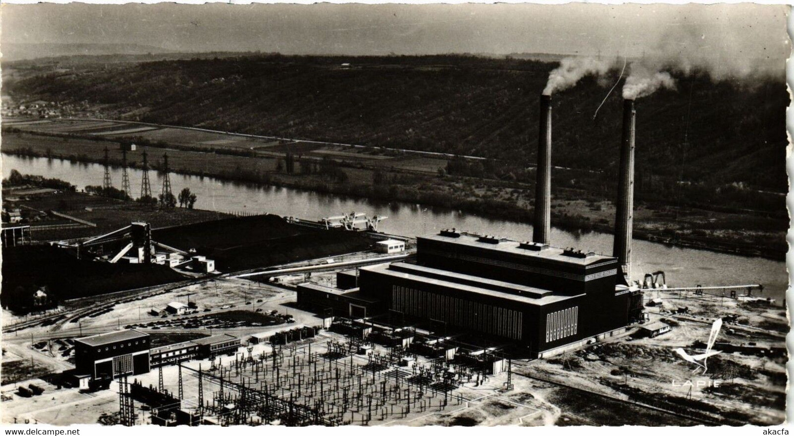 CPA Industrie - La Centrale Thermique De PORCHEVILLE (359237) - Porcheville