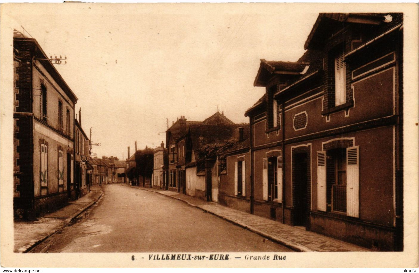 CPA VILLEMEUX Sur Eure - Grande Rue (360019) - Villemeux-sur-Eure