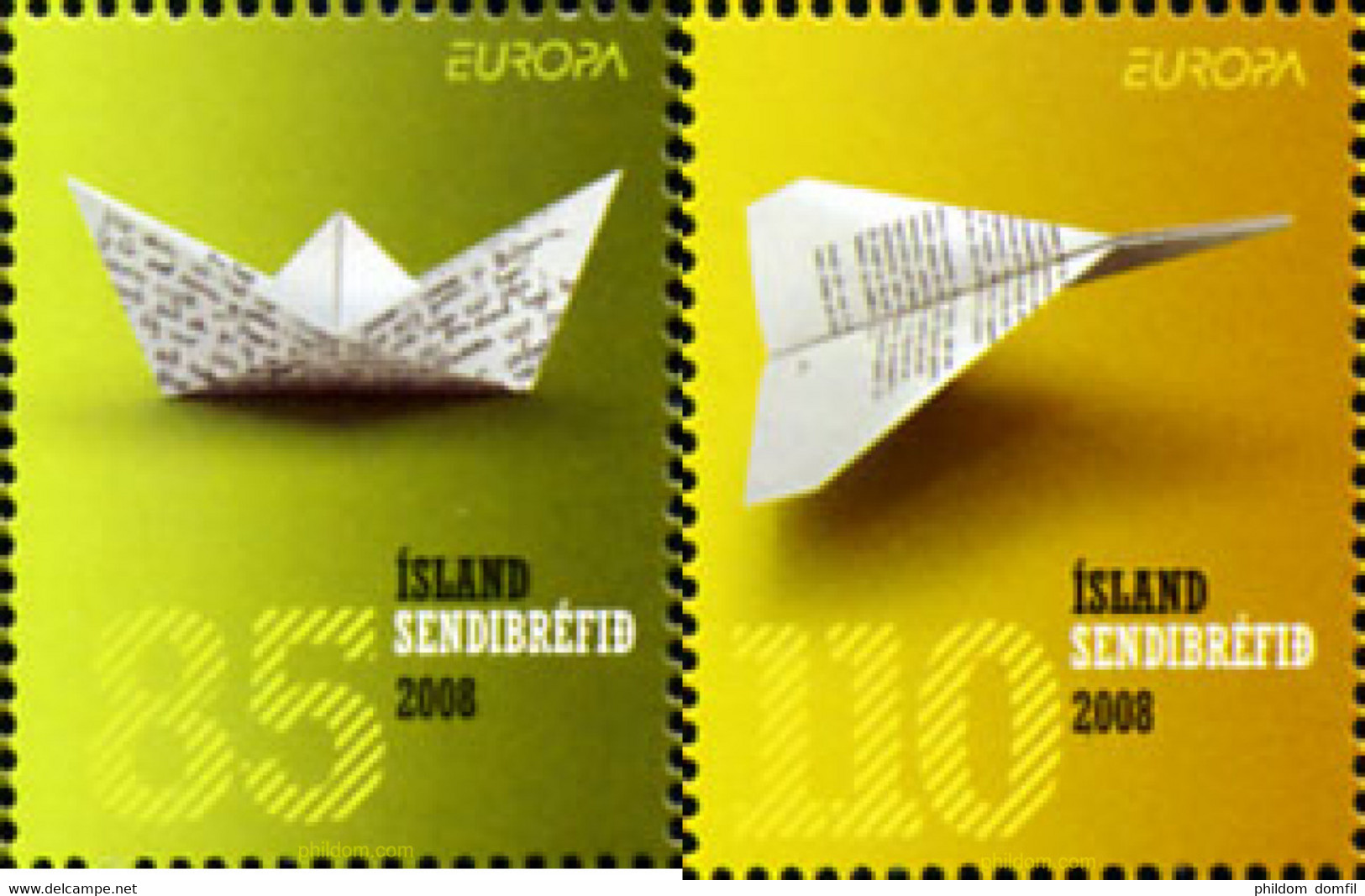 215739 MNH ISLANDIA 2008 EUROPA CEPT 2008 CARTAS - Other & Unclassified