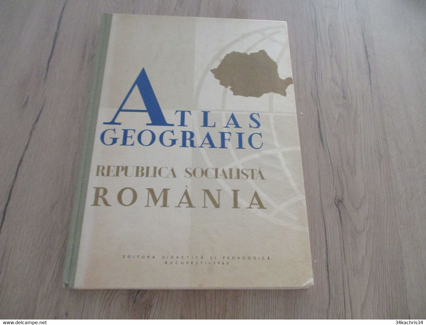 Roumanie Romania Tlas Geografic Republica Socialista Romania  1965  Bucaresti110 P +74 Photos - Practical