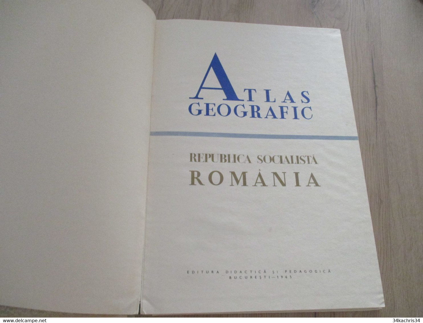 Roumanie Romania Tlas Geografic Republica Socialista Romania  1965  Bucaresti110 P +74 Photos - Praktisch