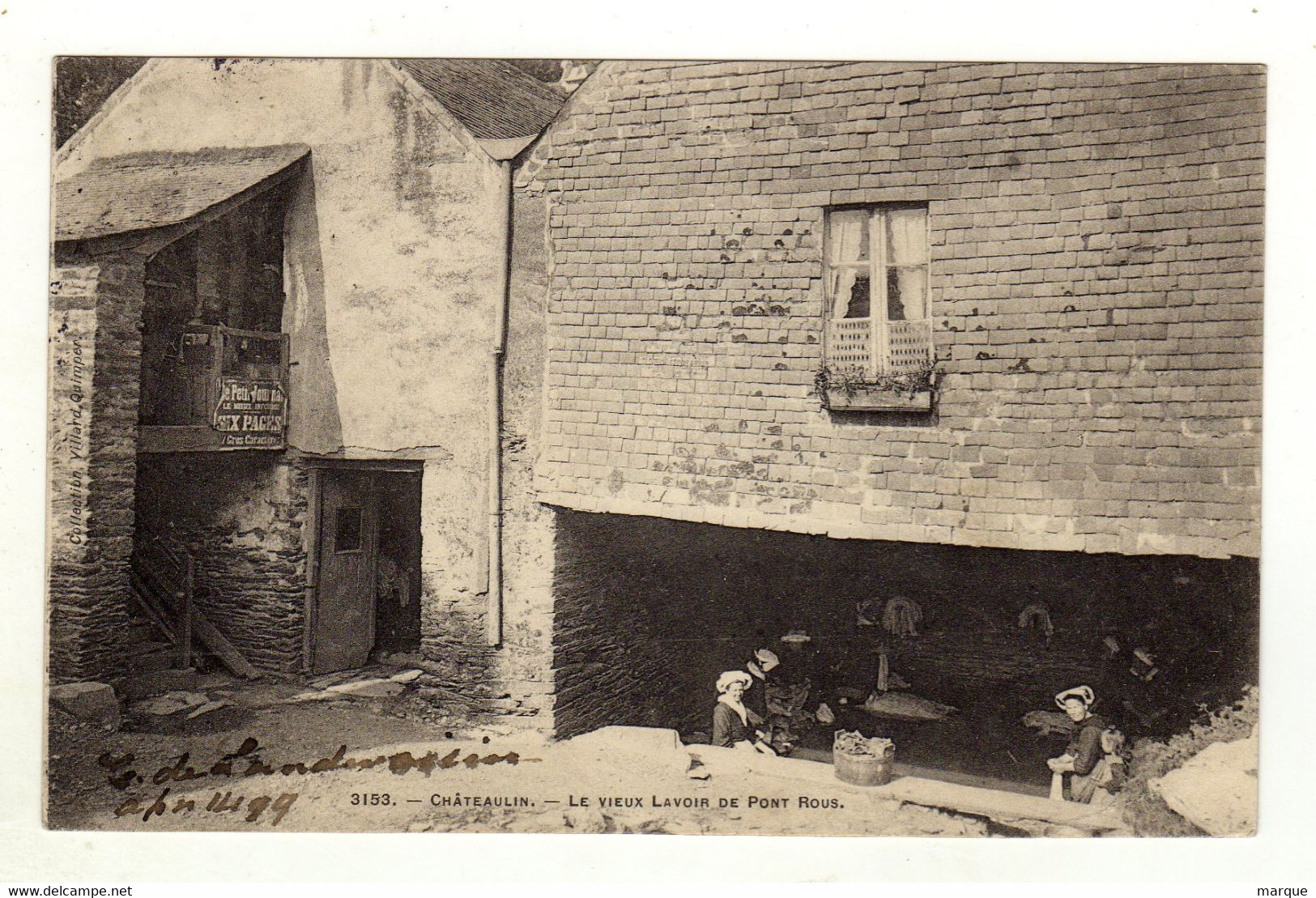 Cpa N° 3153 CHATEAULIN Le Vieux Lavoir De Pont Rous - Châteaulin